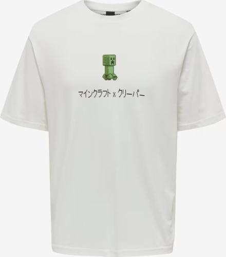 Only and Sons Minecraft Ανδρικό T-Shirt 22026434 Λευκό